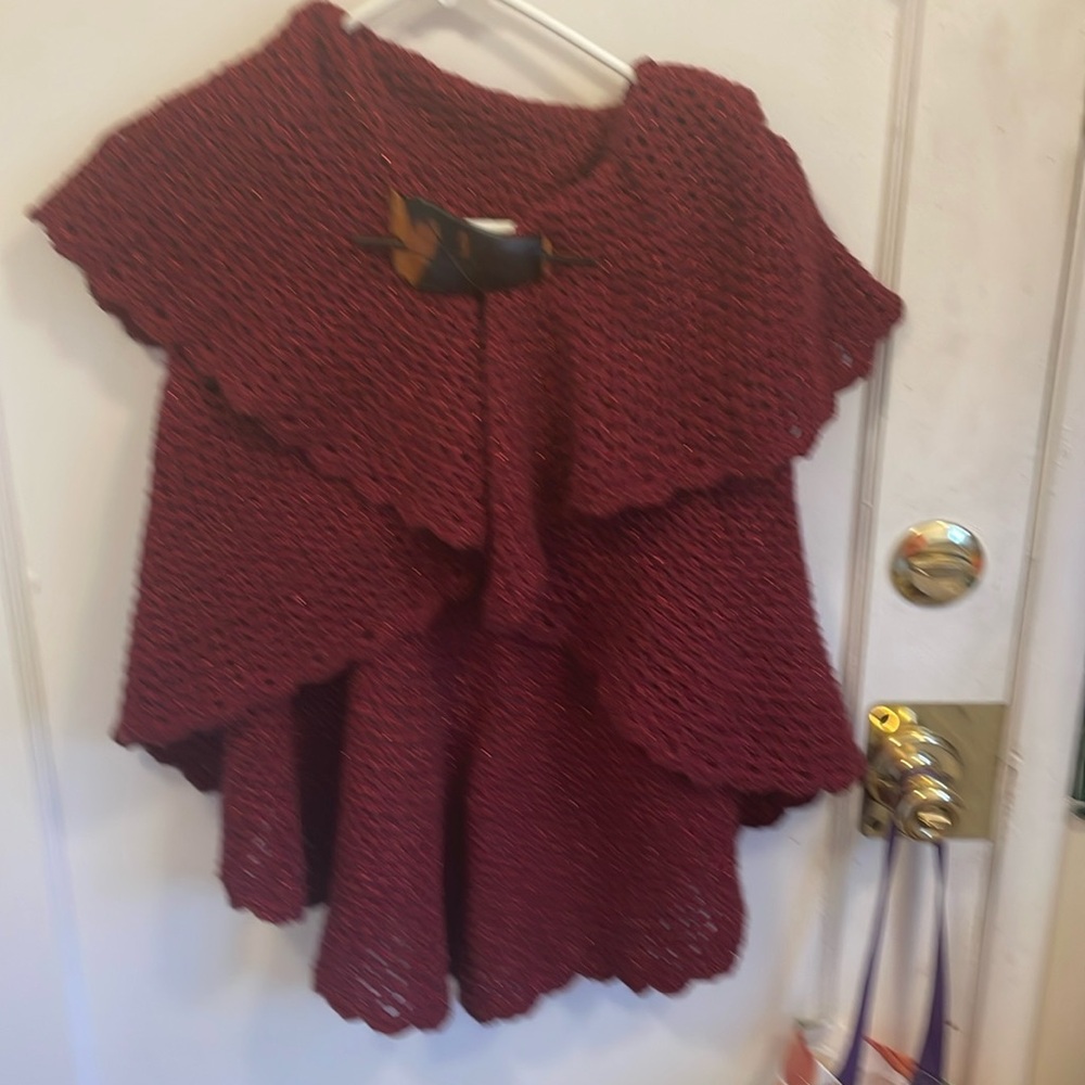 Knitted camisole 100 percent cotton;size 40”by 40” inch wide